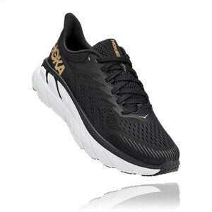 Hoka Clifton 7 Black Gold Size 7.5